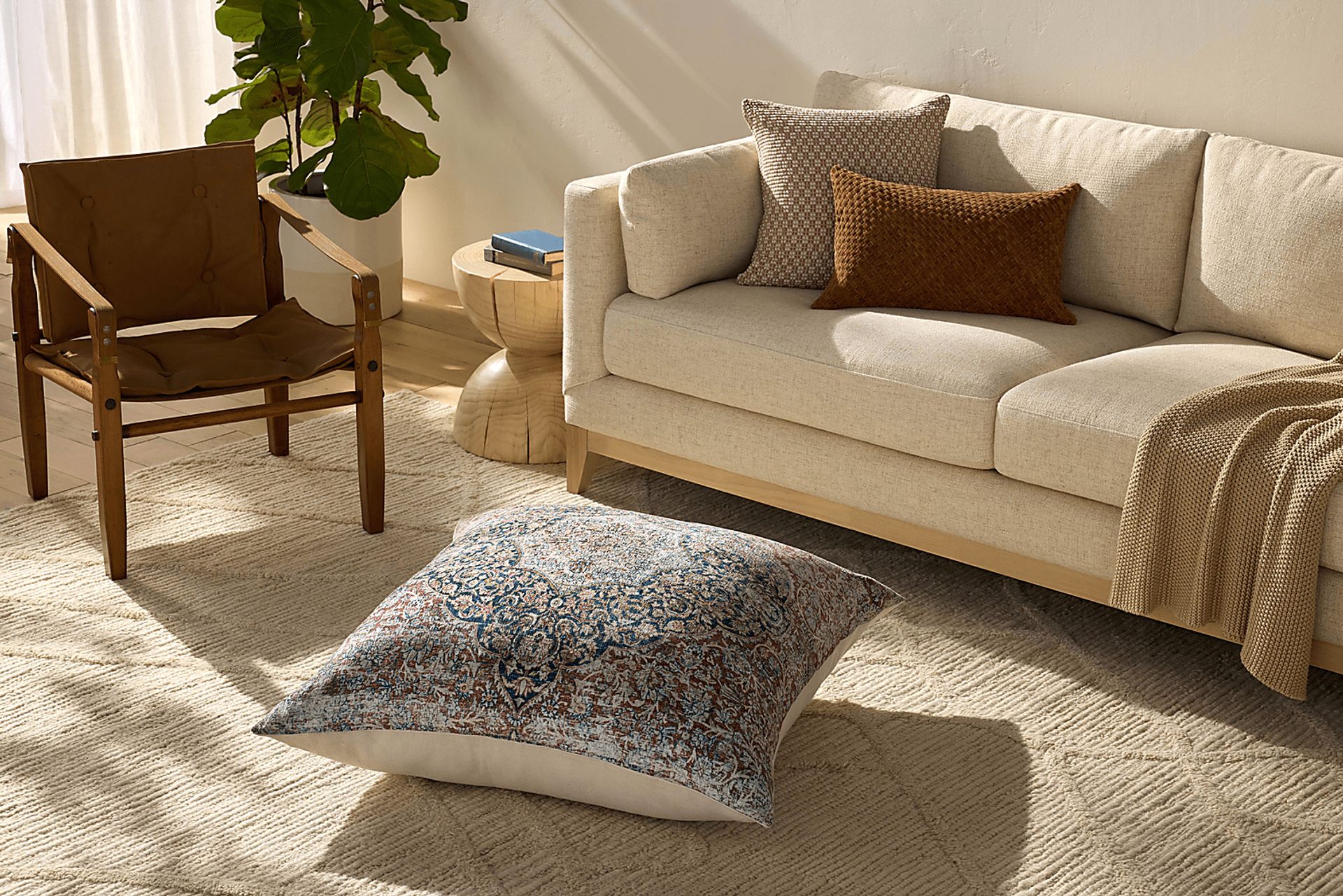 Azer Red Floor Pillow - Image 2