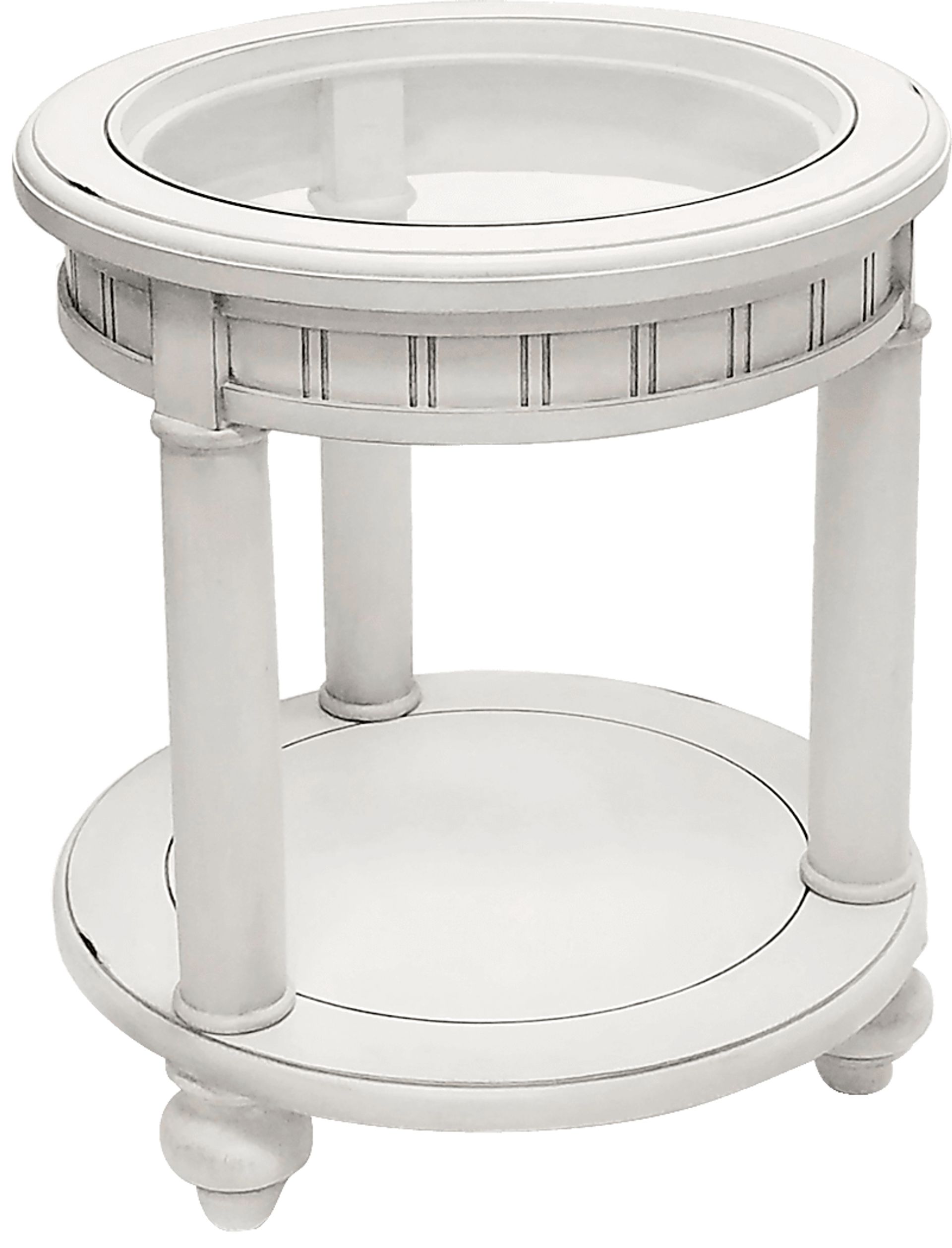 Azesh White End Table - Image 3