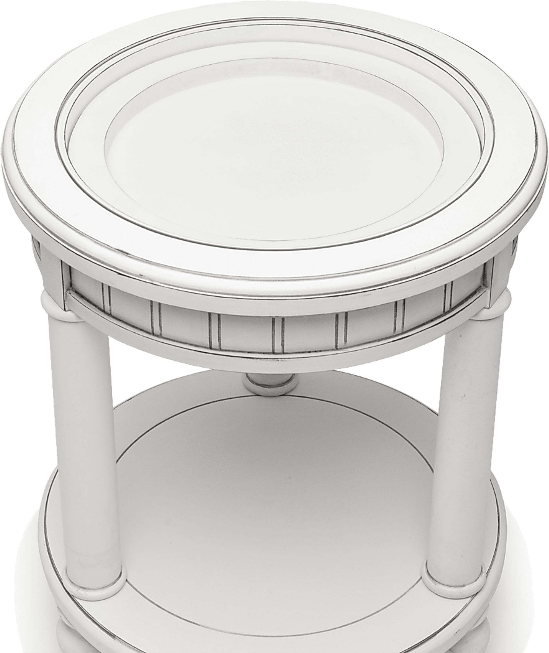 Azesh White End Table - Image 4