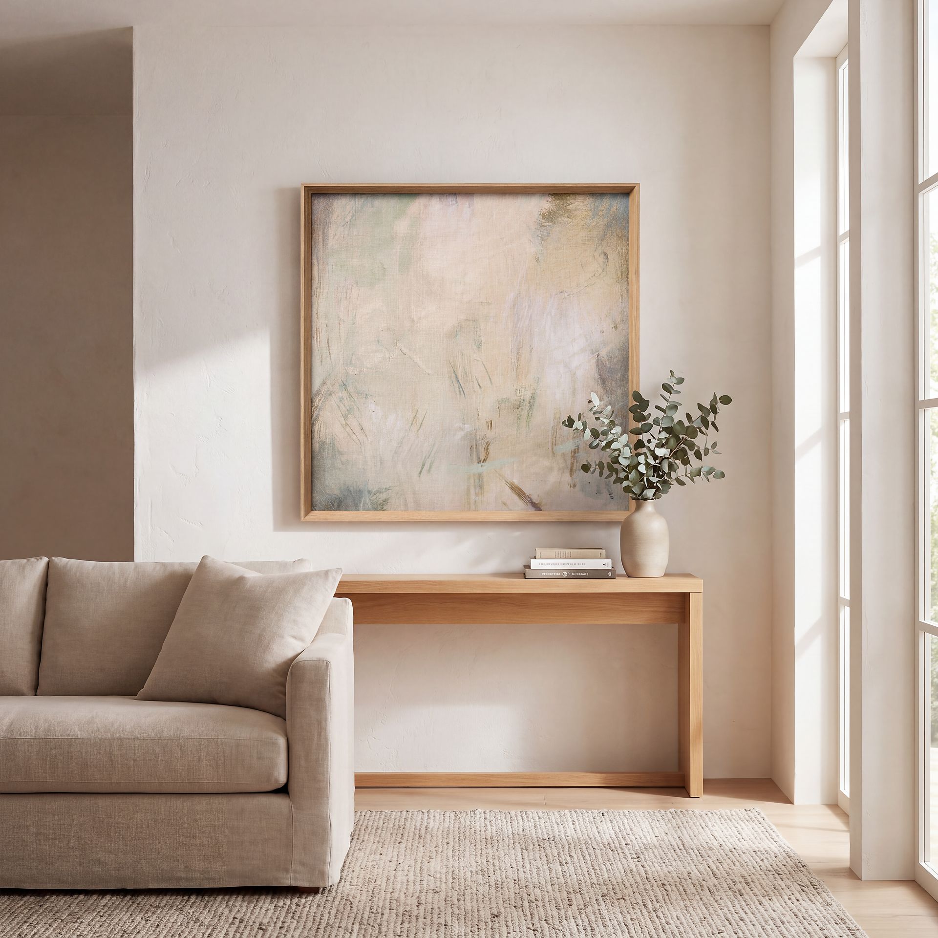 Azia I Beige Artwork - Image 4