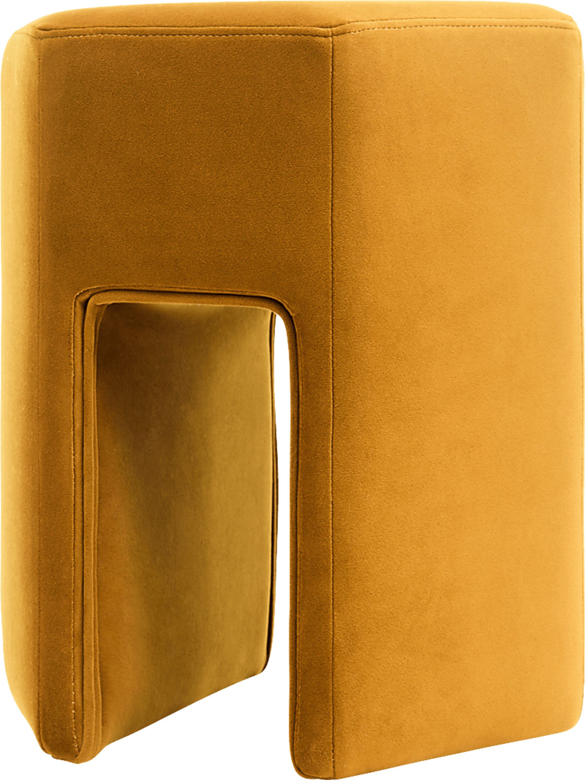 Azisa Yellow Ottoman - Image 1