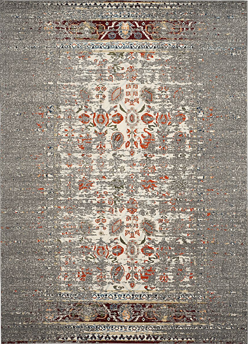 Aziza Gray 8' x 11' Rug