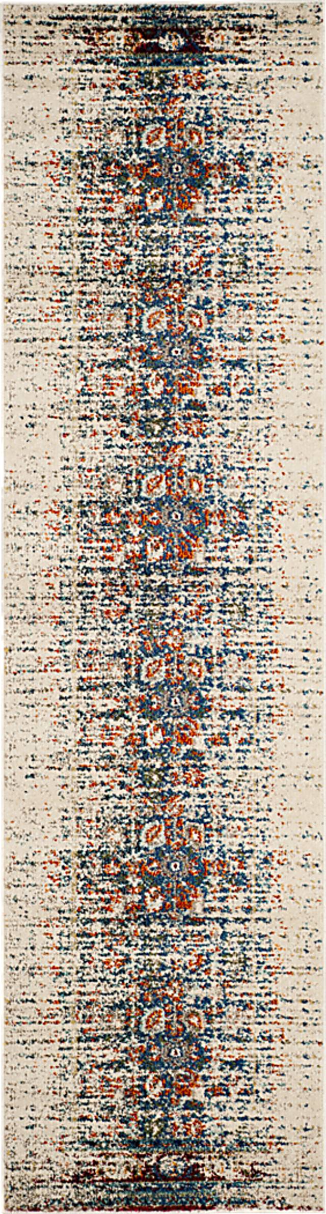 Aziza Ivory 2'2 x 10' Rug - Thumbnail - Image 1
