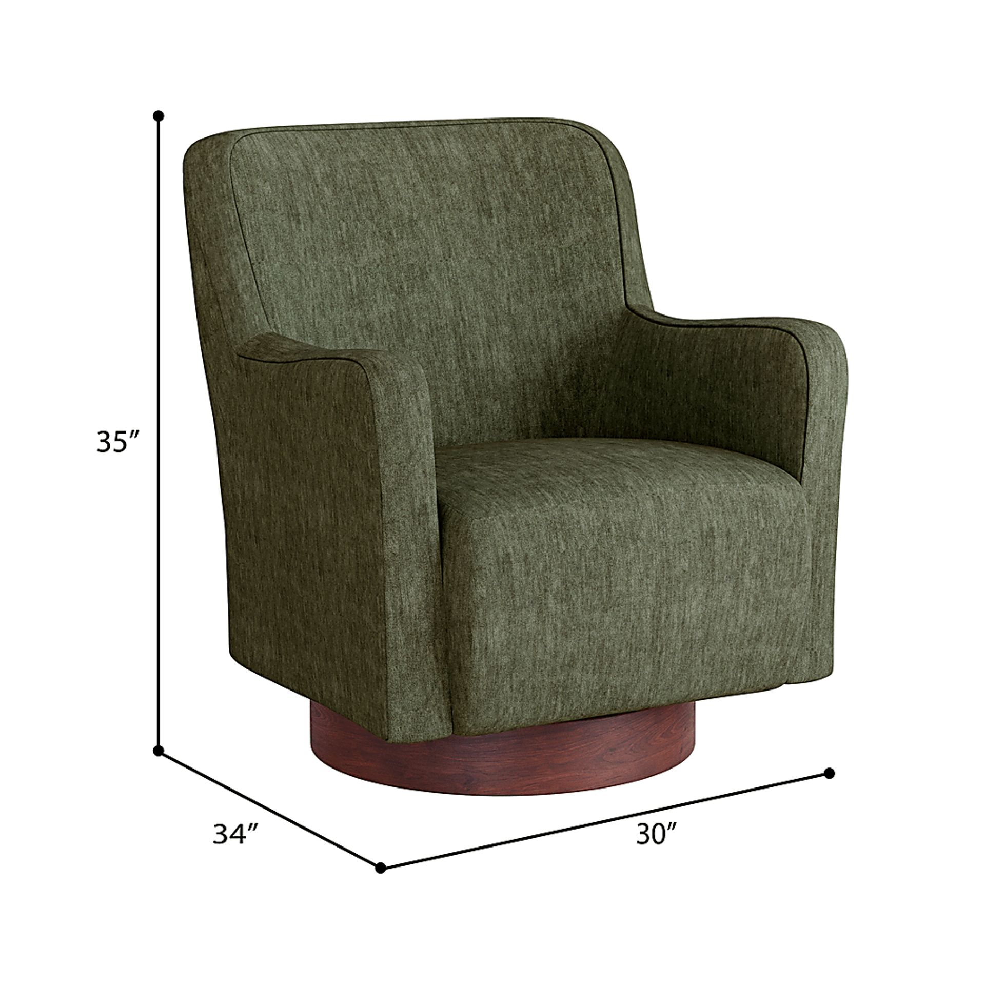 Azizi Green Accent Chair - Image 6