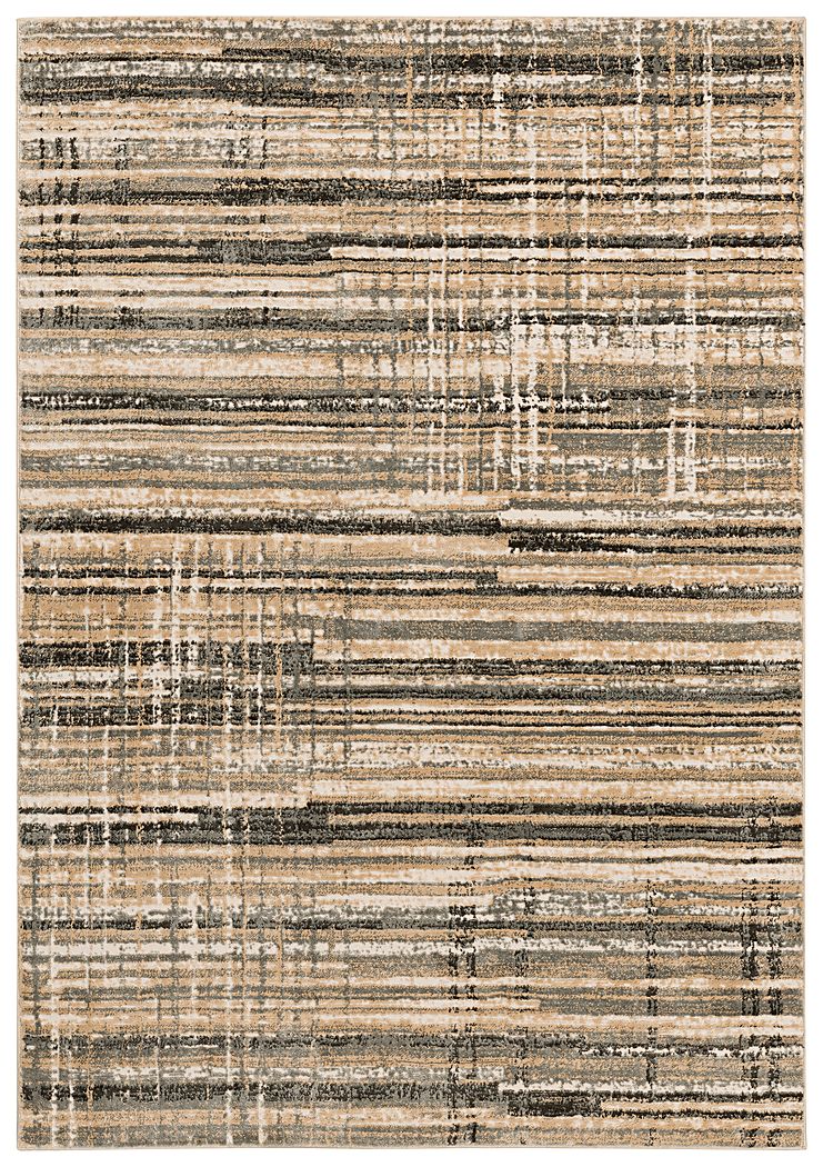 Azmer 3' x 5' Gray/Brown Rug