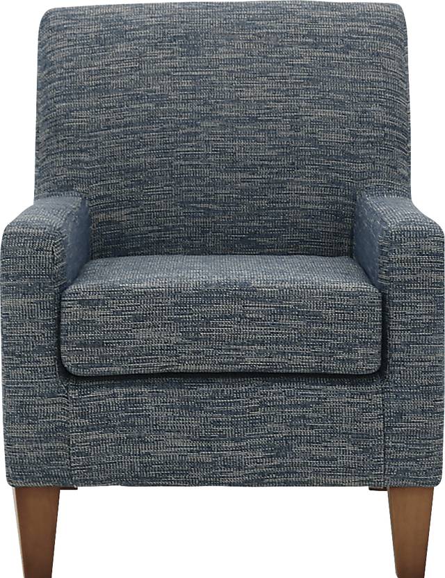 Azrae Navy Accent Chair - Thumbnail - Image 2