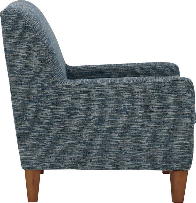 Azrae Navy Accent Chair - Thumbnail - Image 4