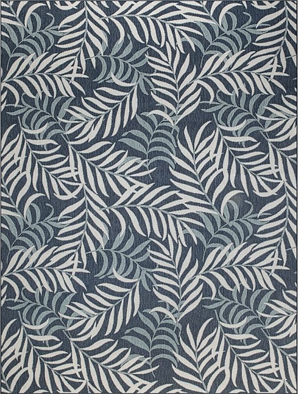 Azure Canopy Navy 9' x 12' Indoor/Outdoor Rug