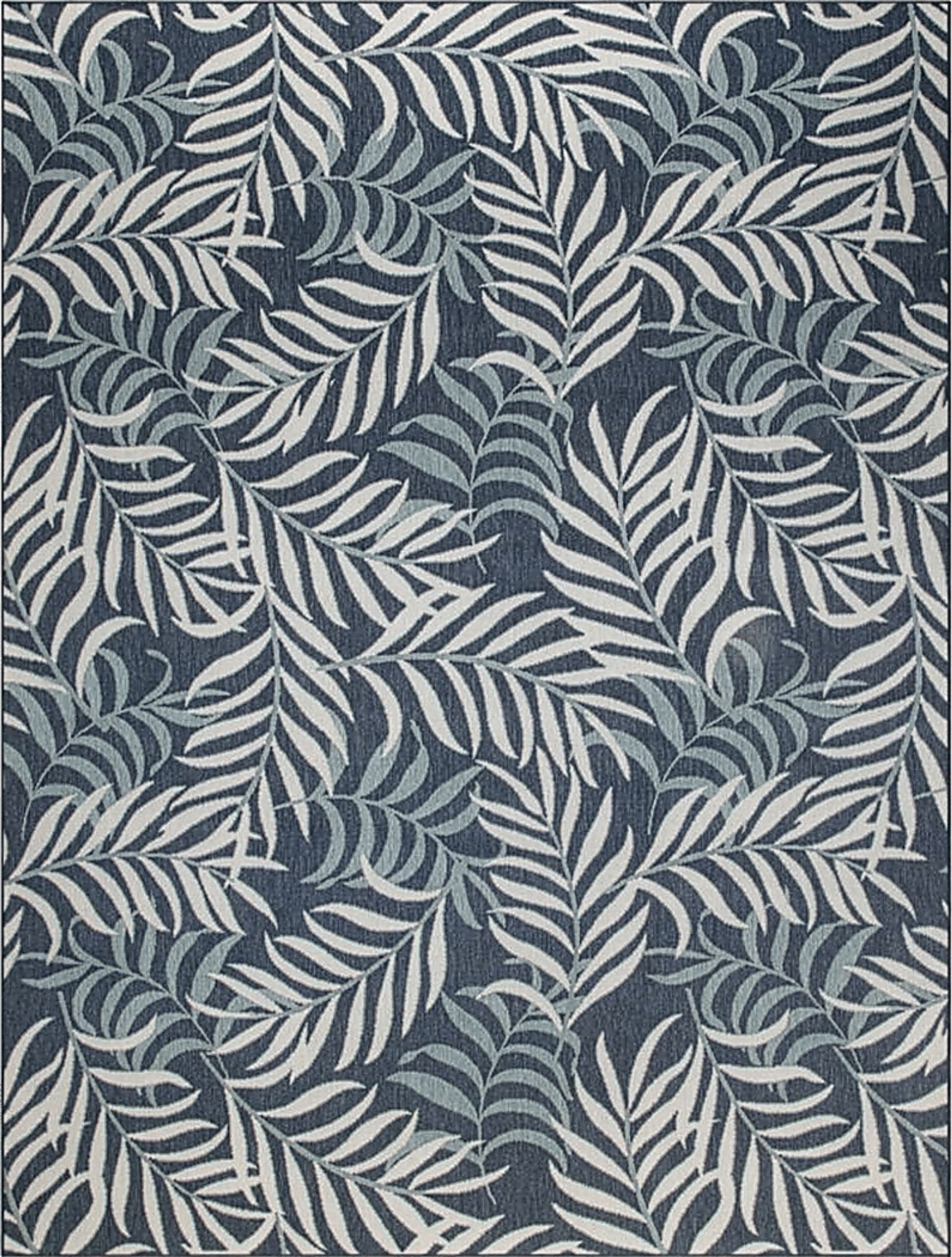 Azure Canopy Navy 9' x 12' Indoor/Outdoor Rug - Image 1