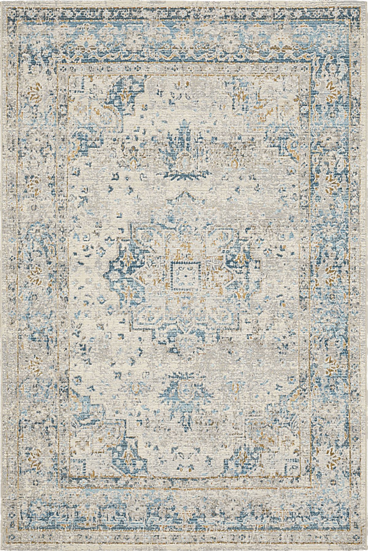 Azure Mist Blue Outdoor Rug | Rooms to Go