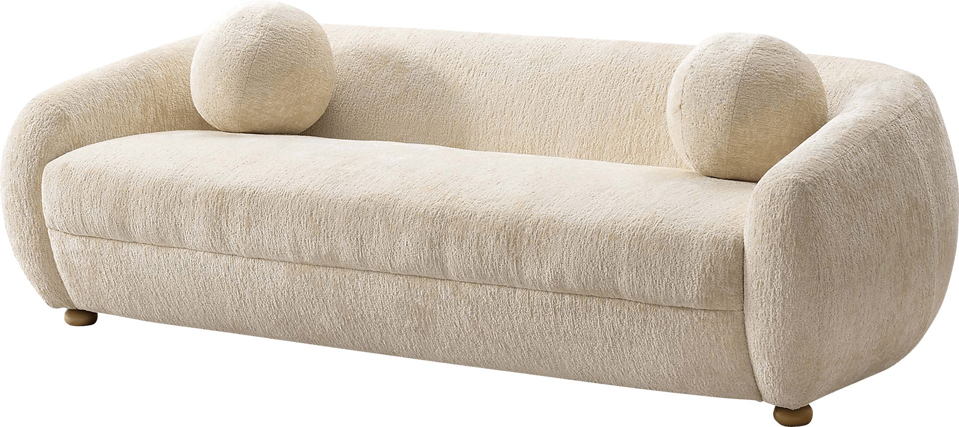 Azurelee Cream Sofa - Image 3