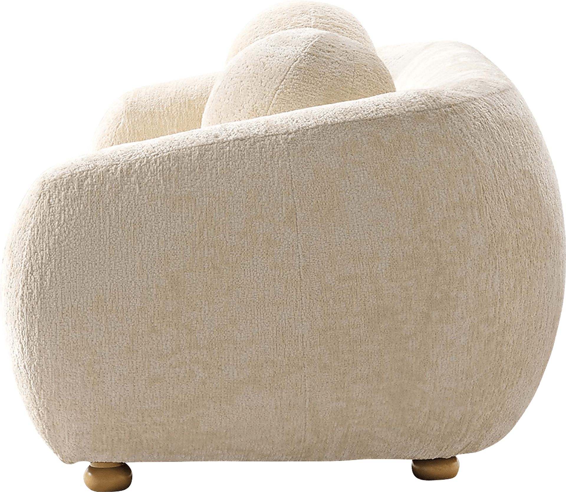 Azurelee Cream Sofa - Image 4