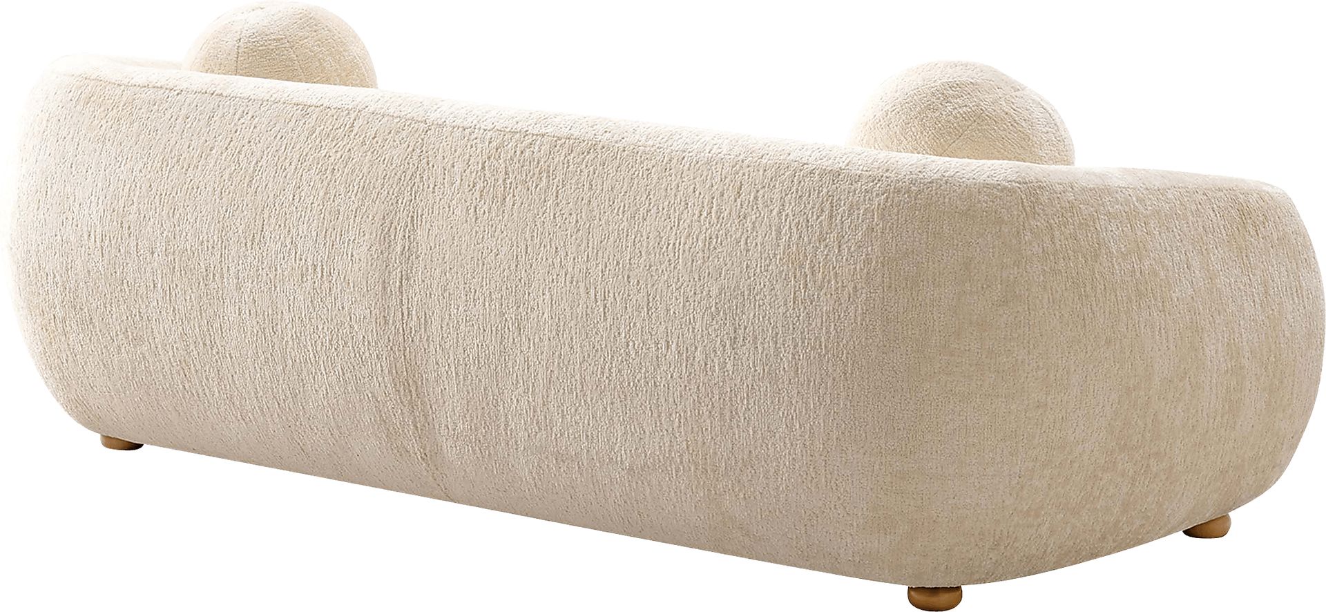 Azurelee Cream Sofa - Image 6