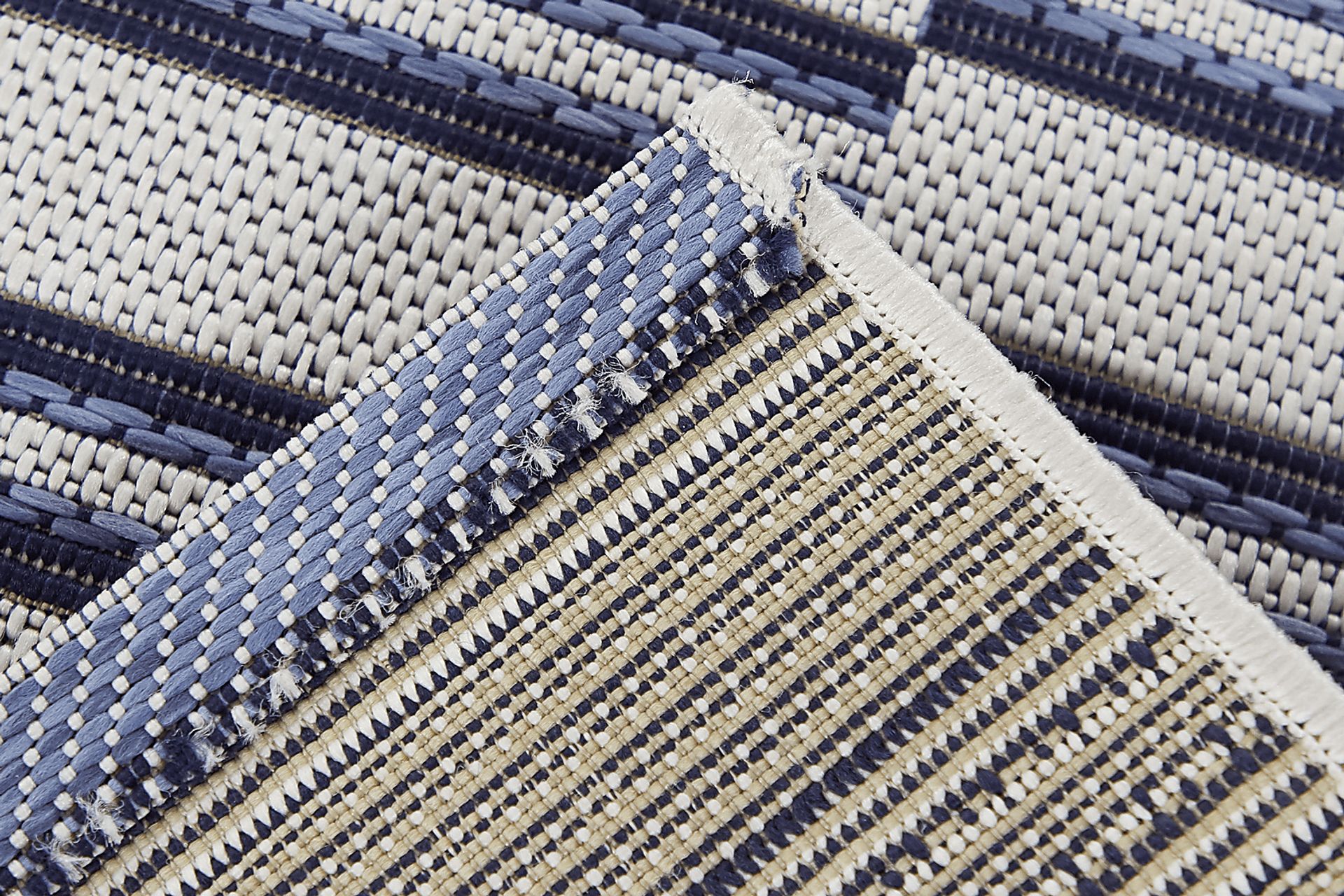 Azurine Blue 7'10 x 10' Indoor/Outdoor Rug - Image 2