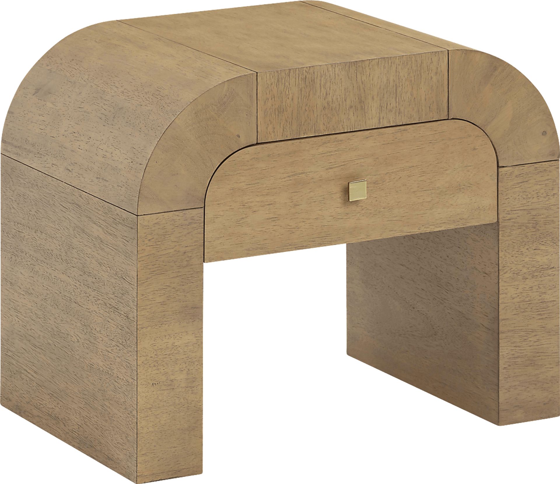 Azurite Brown Nightstand - Image 1