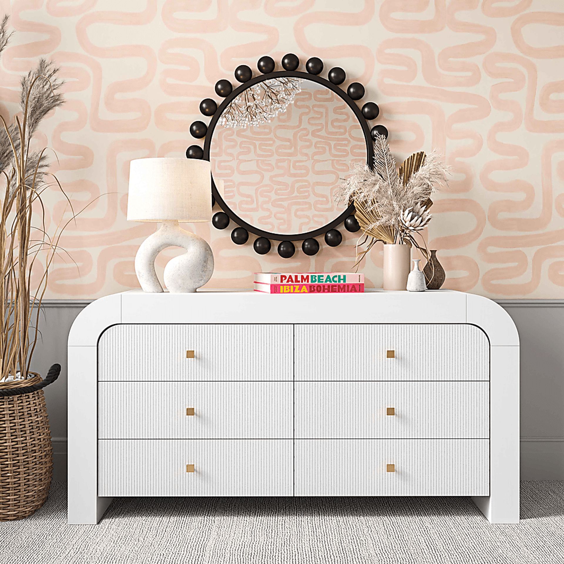 Azurite White Dresser - Image 2