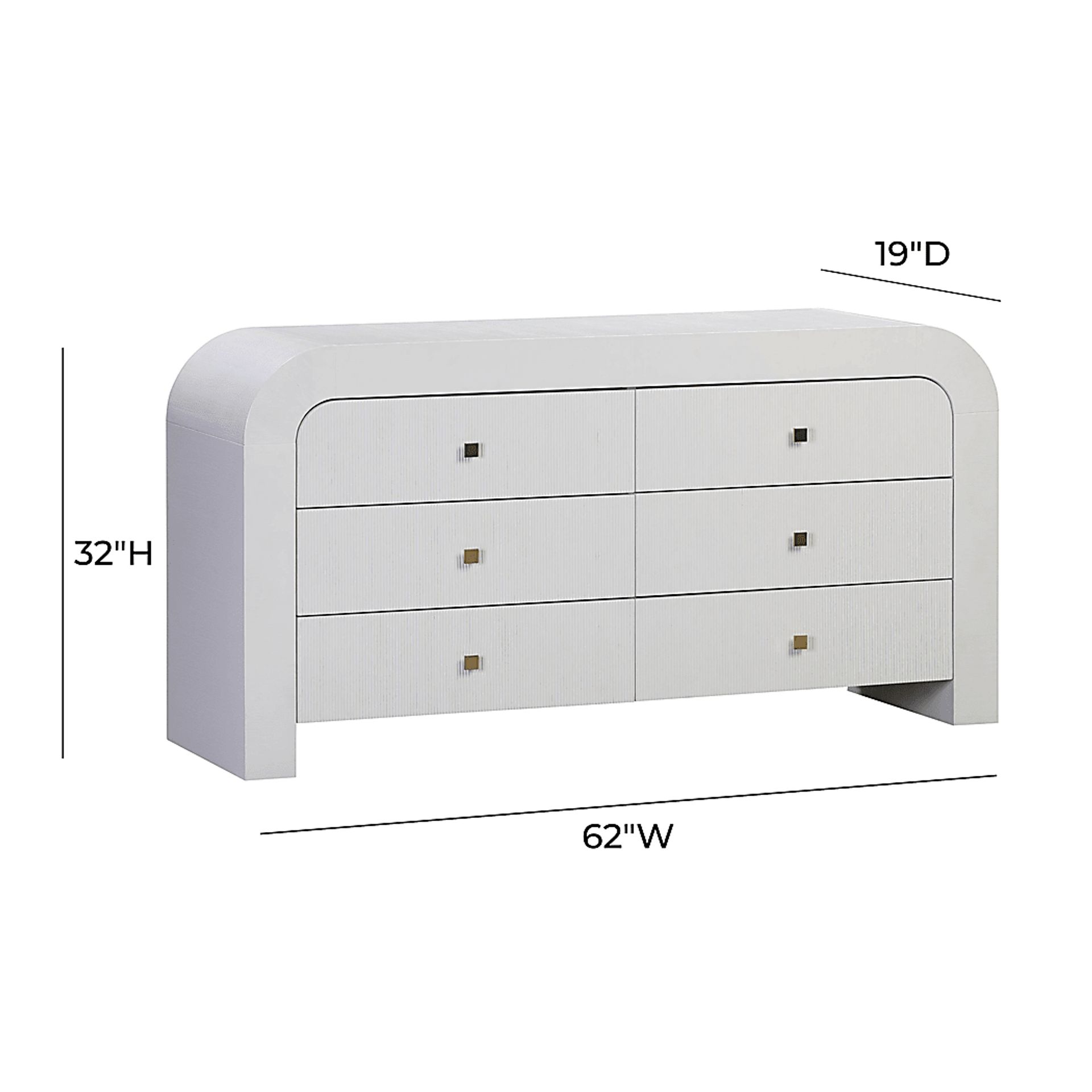 Azurite White Dresser - Image 8