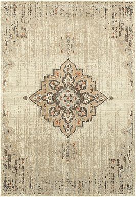 Azzaro Ivory 6'7 x 9'6 Rug