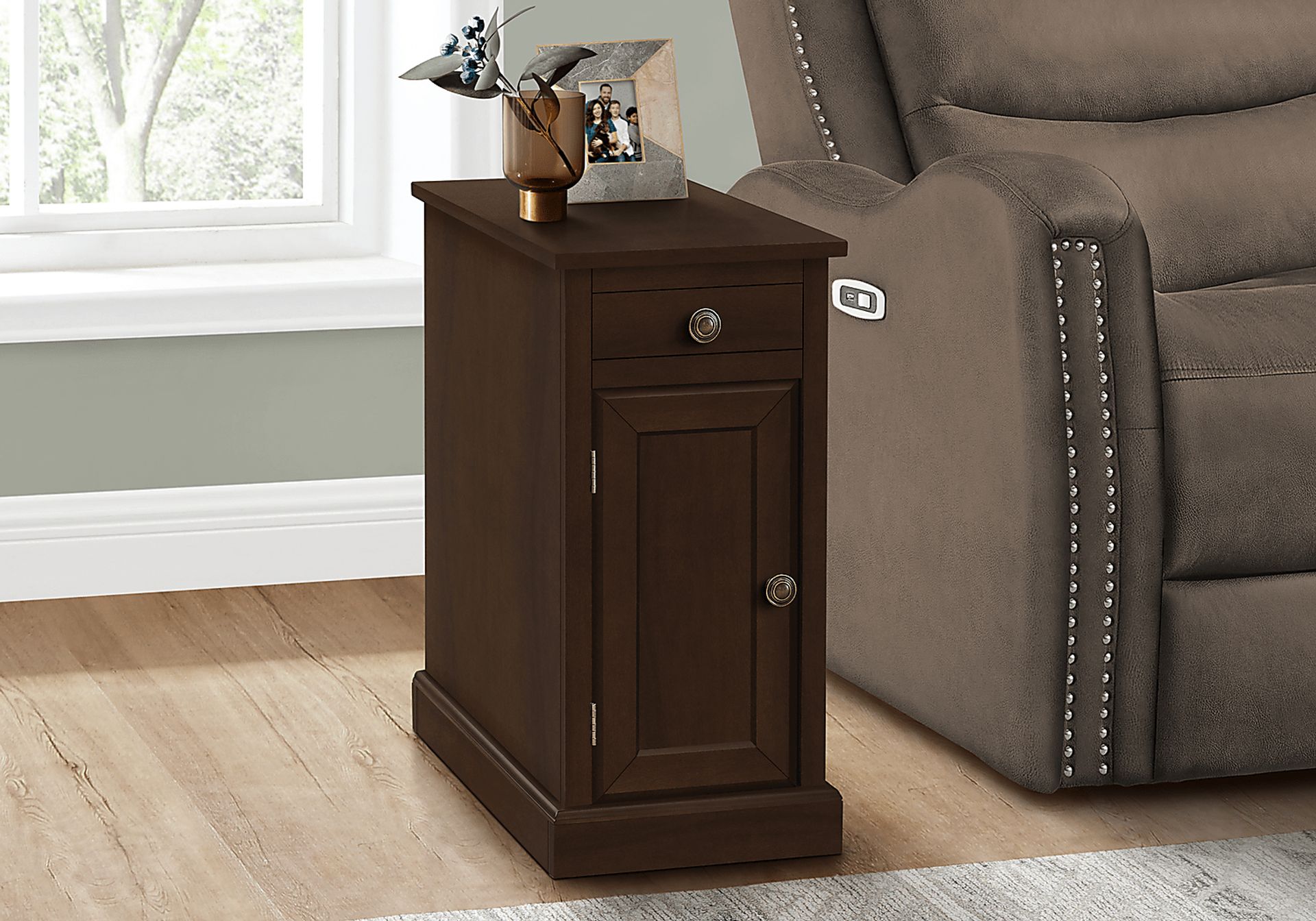Baalm Espresso End Table - Image 3