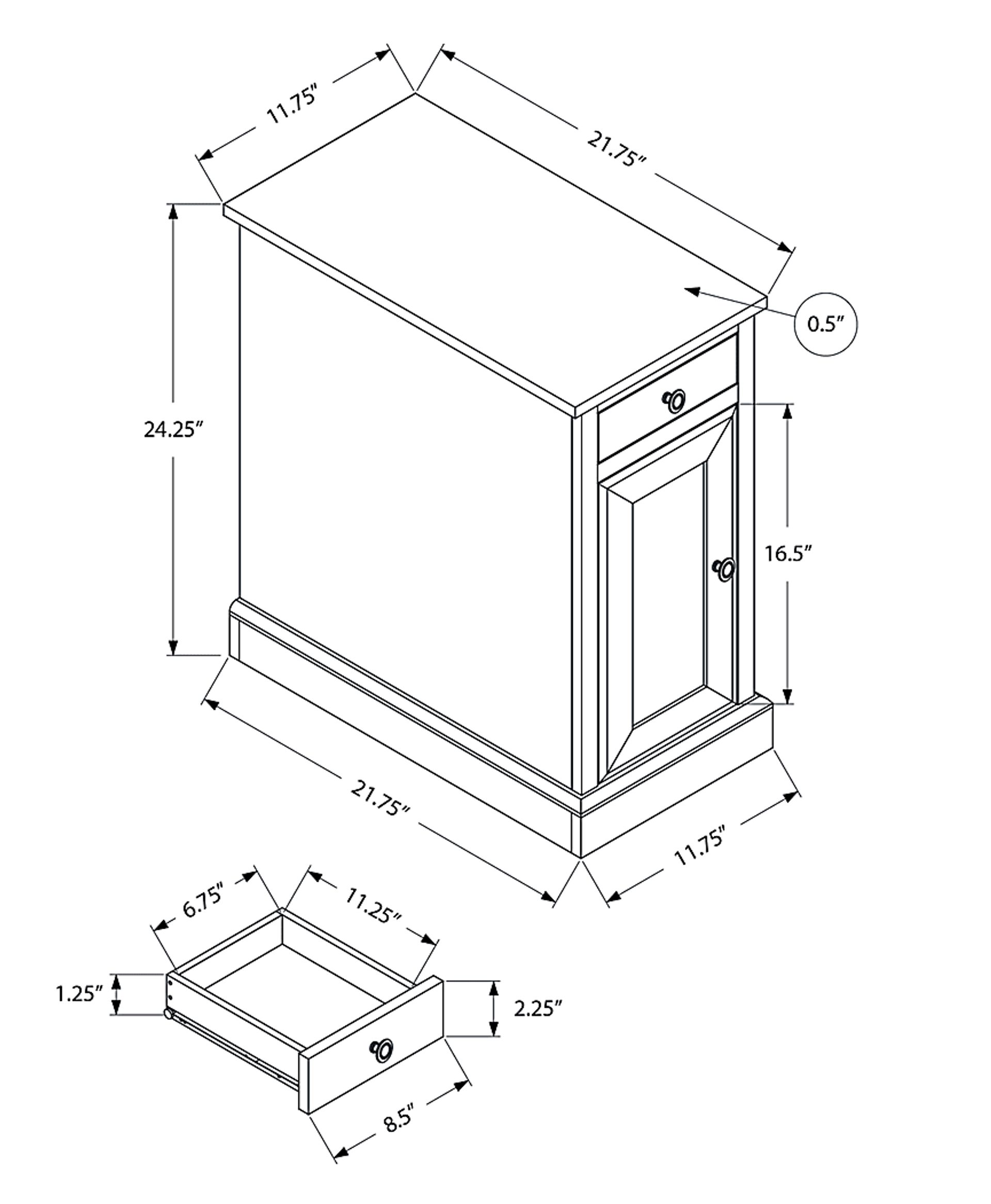 Baalm Espresso End Table - Image 5
