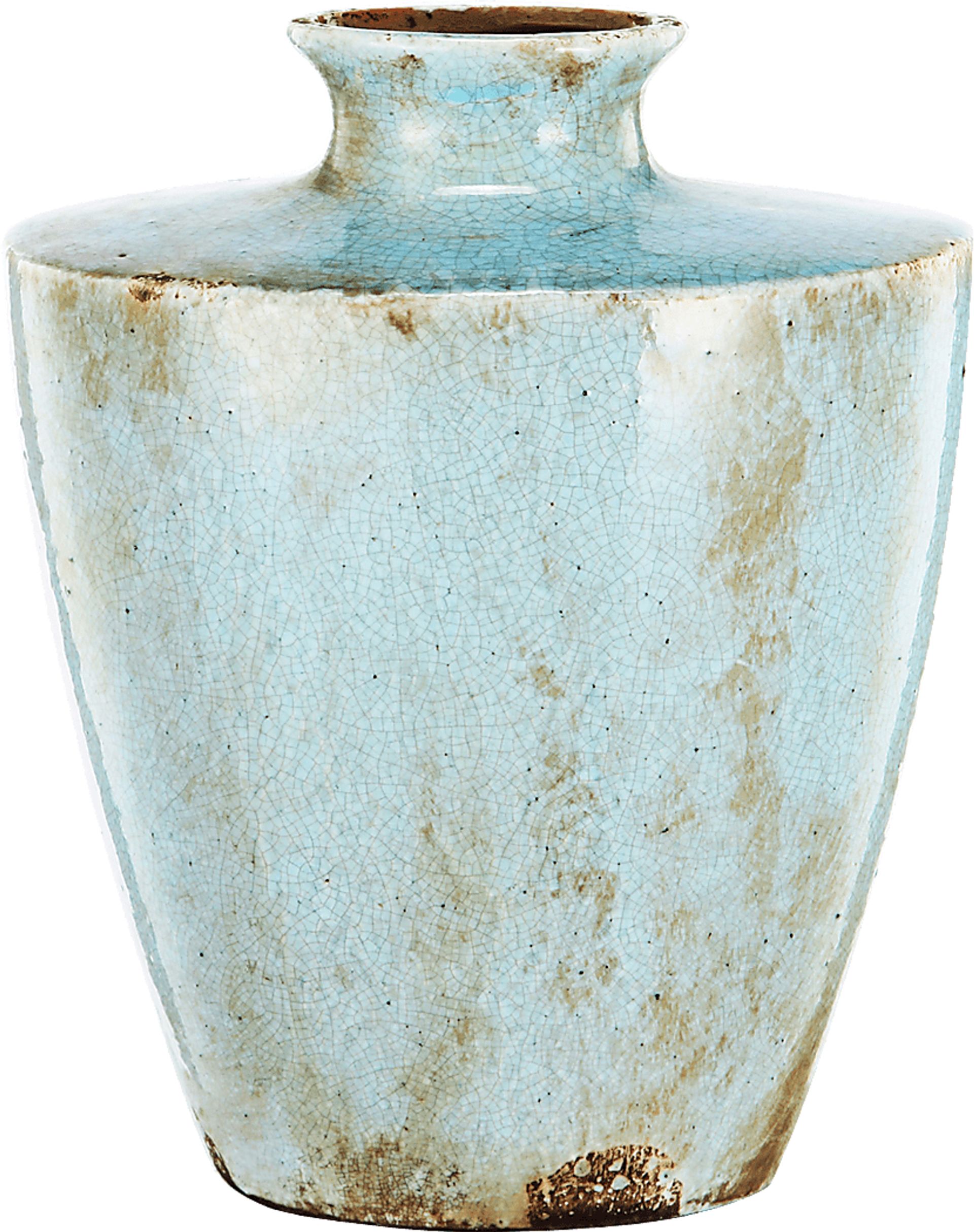 Babavana Teal Vase - Image 1