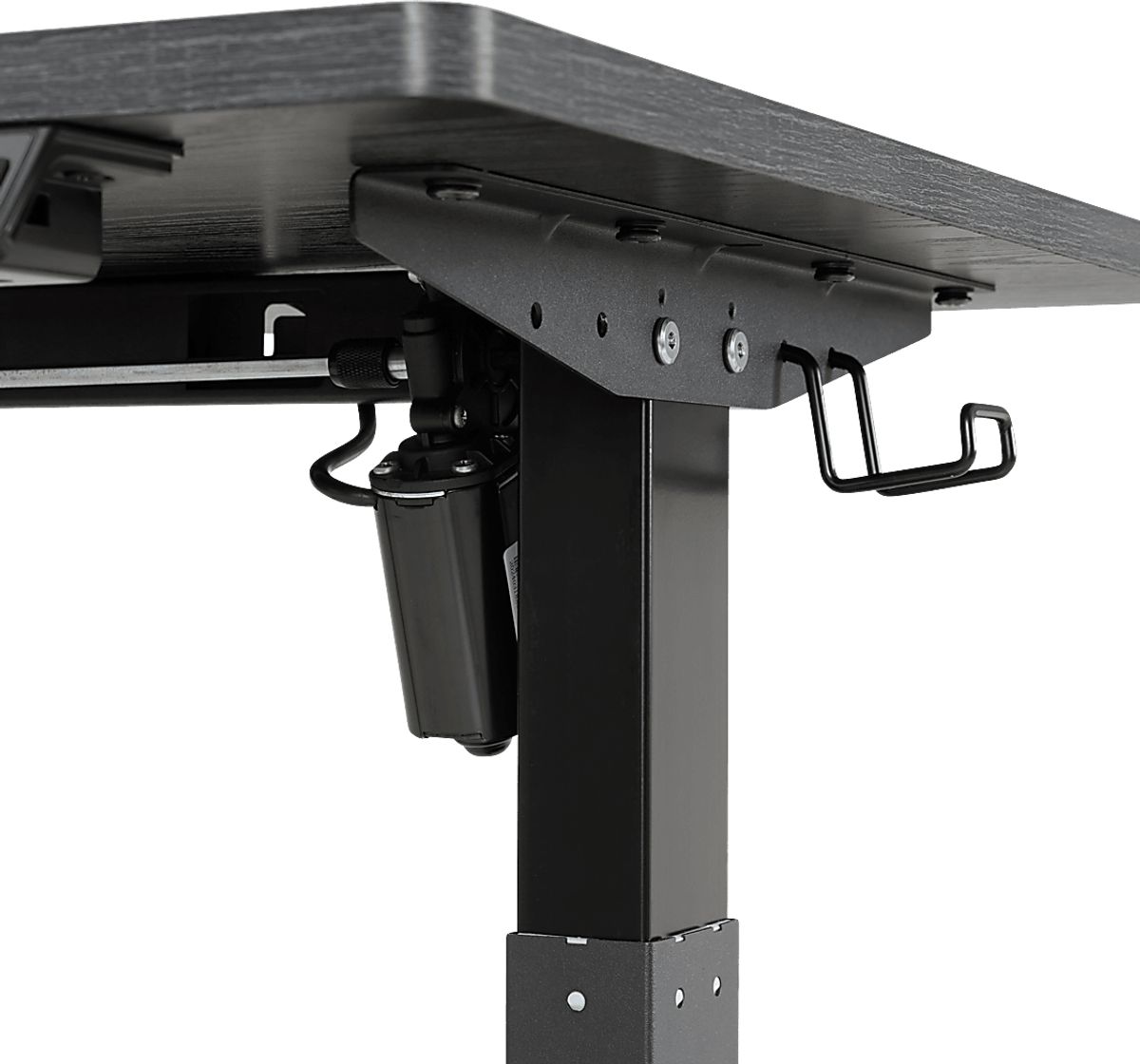 Baben Black Metal Adjustable Height | Rooms to Go