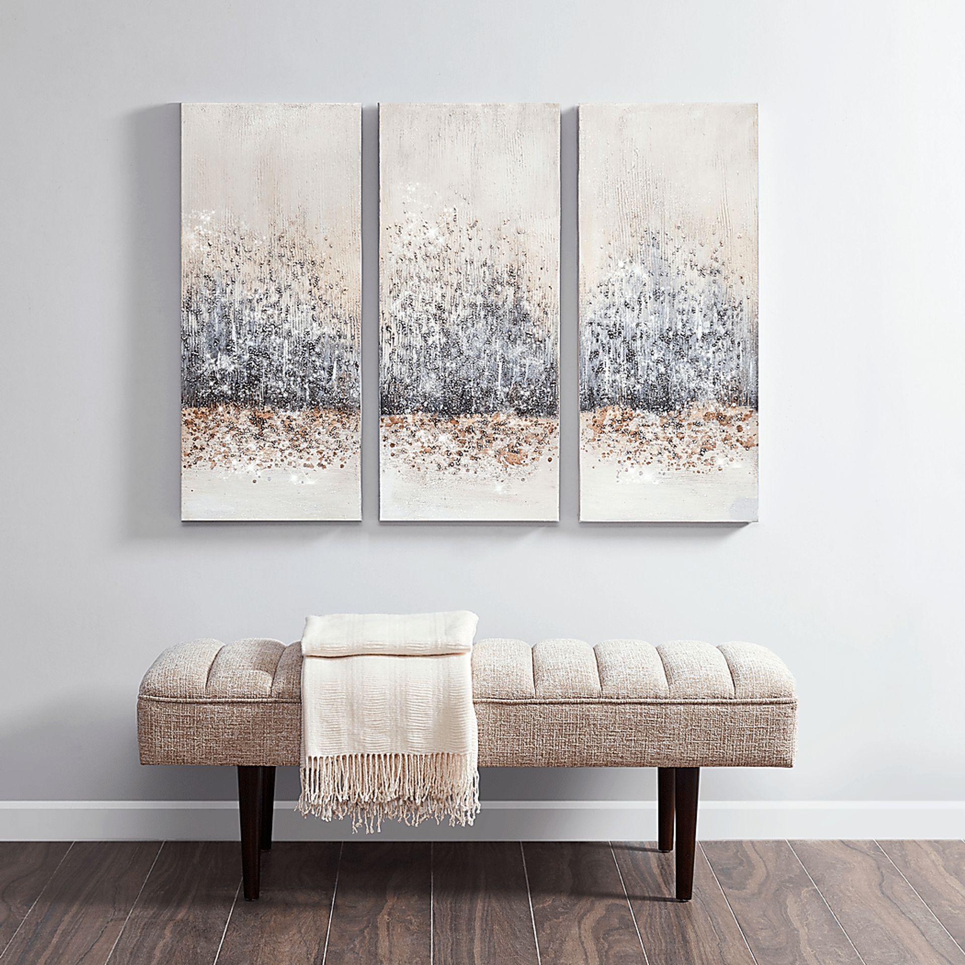 Babigian Gray Artwork, Set of 3 - Image 3