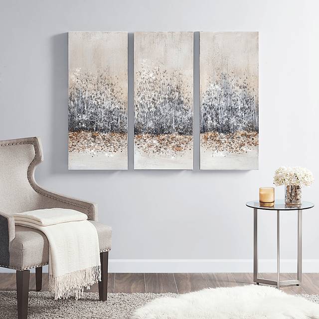 Babigian Gray Artwork, Set of 3 - Thumbnail - Image 5