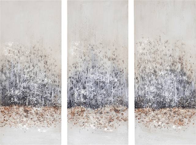 Babigian Gray Artwork, Set of 3 - Thumbnail - Image 1