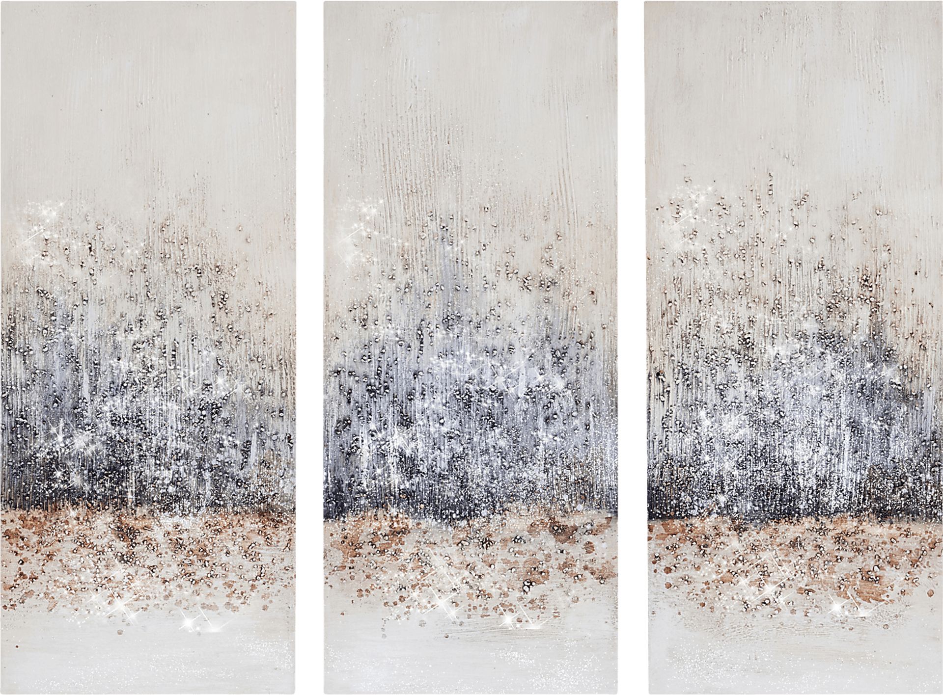 Babigian Gray Artwork, Set of 3 - Image 1