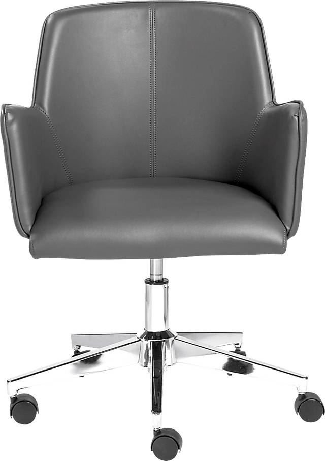 Babineaux I Gray Office Chair - Thumbnail - Image 2