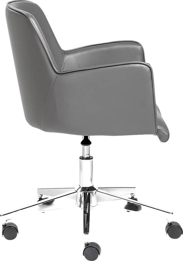 Babineaux I Gray Office Chair - Thumbnail - Image 3