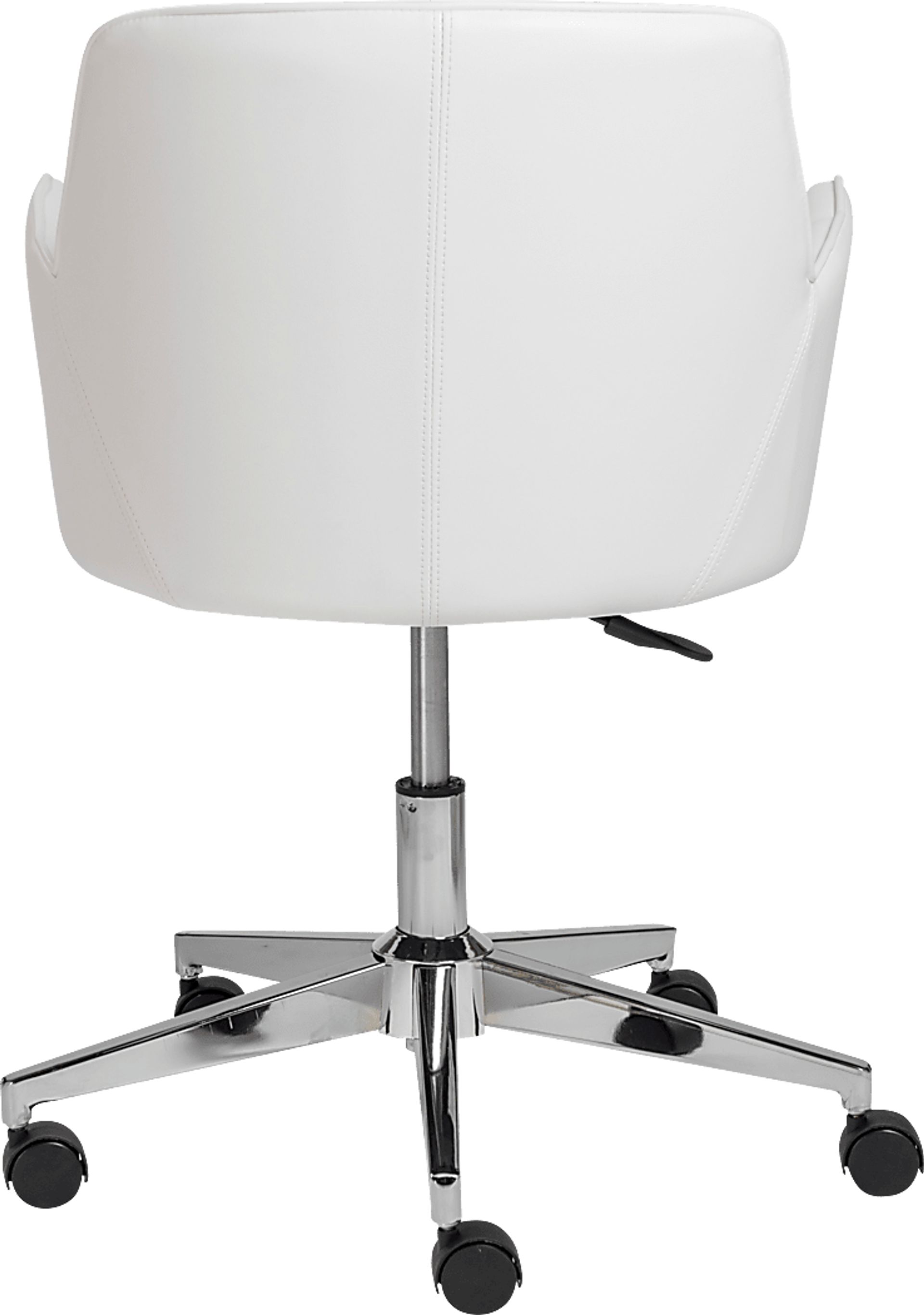 Babineaux I White Office Chair - Image 6