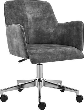 Babineaux II Gray Office Chair