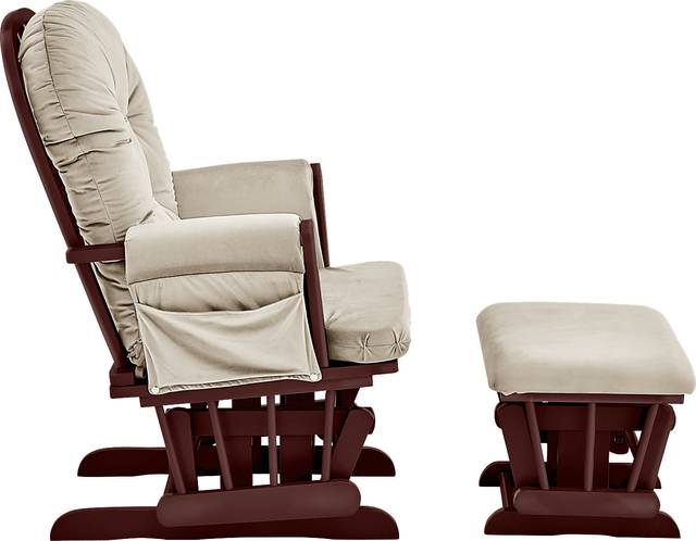 Baby Cache Coletta Beige Glider and Ottoman - Thumbnail - Image 3
