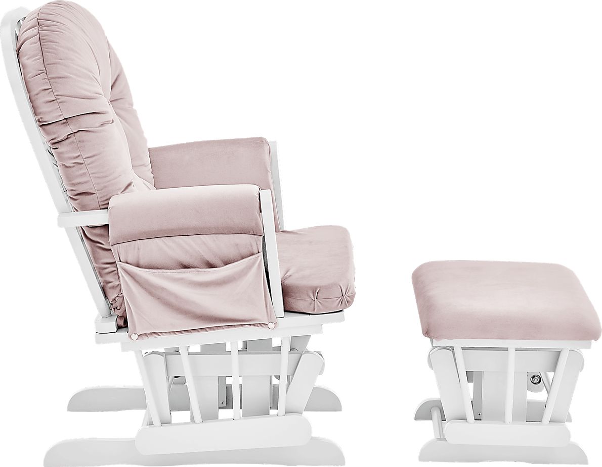Baby Cache Coletta Pink Glider and Ottoman Rooms To Go