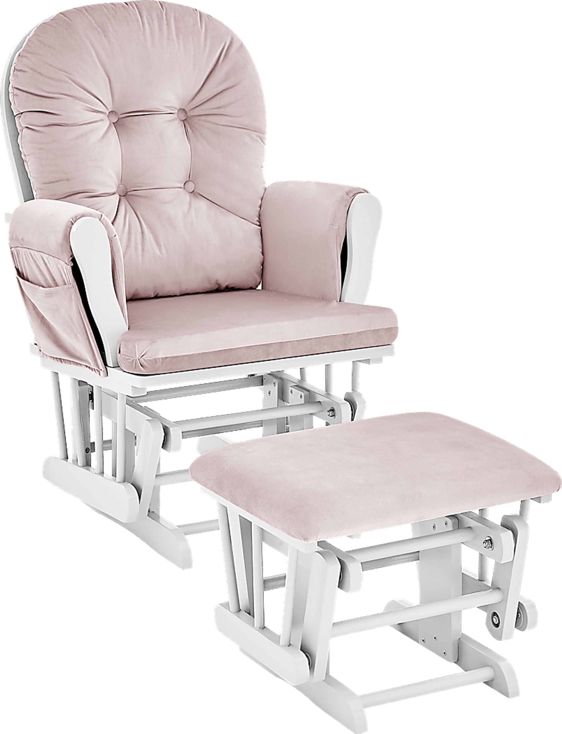 Coletta Pink Glider And Ottoman Rooms to Go