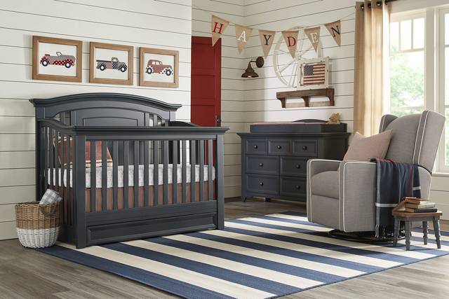 Baby Cache Harborbridge Navy 4 Pc Nursery - Thumbnail - Image 1