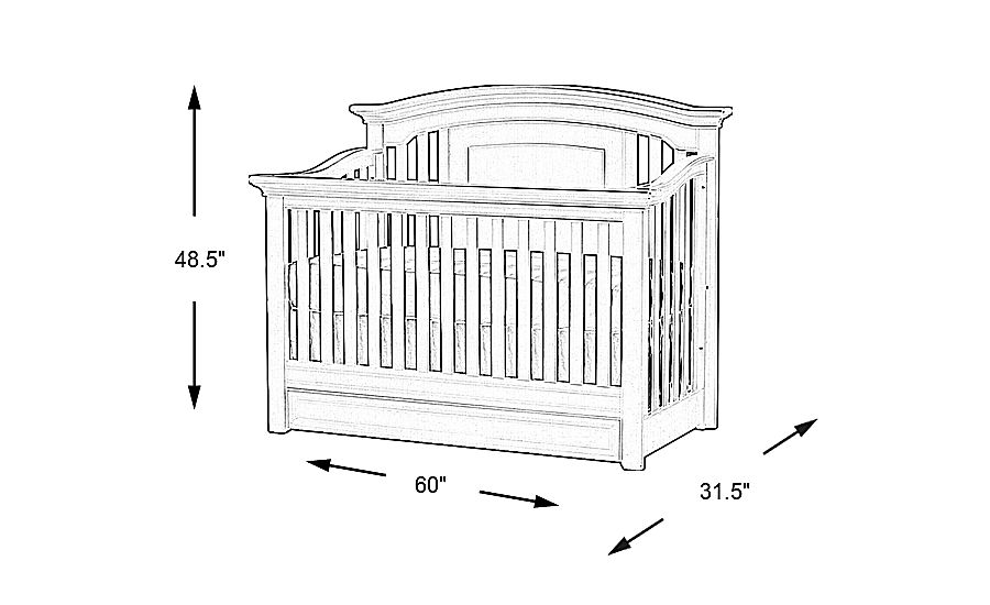Baby Cache Harborbridge Navy Convertible Crib Rooms To Go