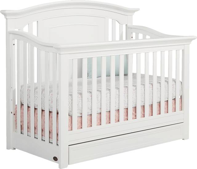 Baby Cache Harborbridge White Convertible Crib - Thumbnail - Image 1