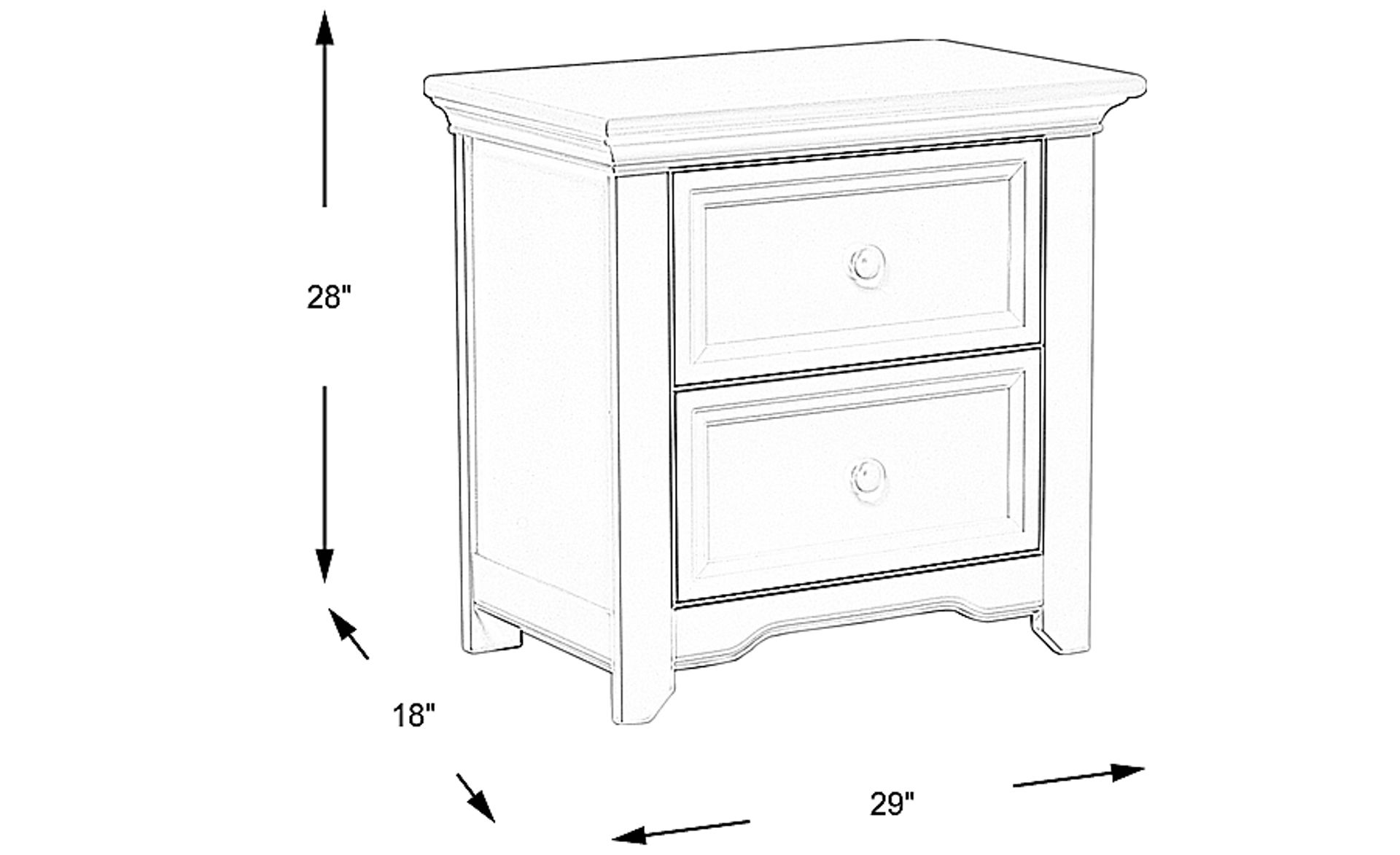 Dimension Image. Please refer to the Dimension Tab on this page for dimension details.