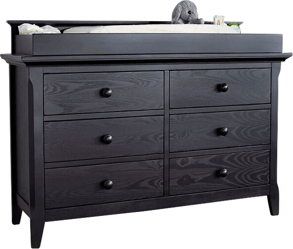 Overland Point Black Black,Colors Dresser & Changing Set | Rooms to Go