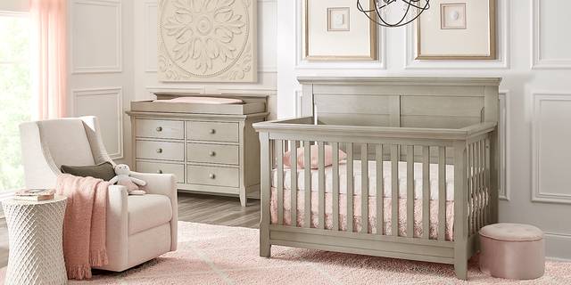 Baby Cache Overland Point Gray Crib - Thumbnail - Image 2