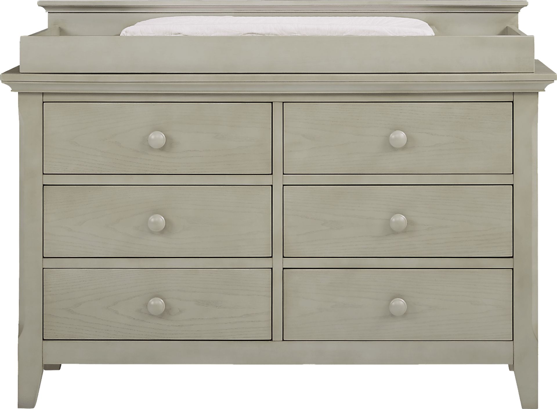 Baby Cache Overland Point Gray Dresser with Changing Topper and Pad - Image 4