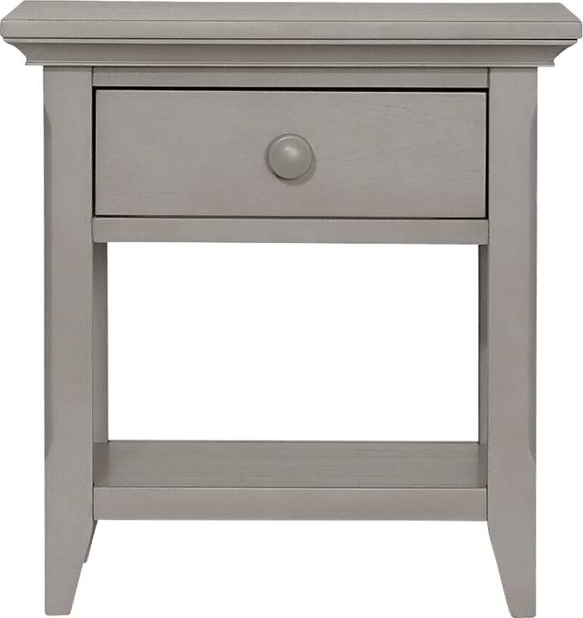 Baby Cache Overland Point Gray Nightstand - Thumbnail - Image 2