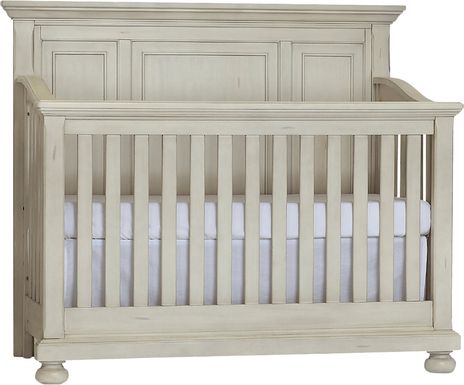 Baby Cache Prestcott Antique White Convertible Crib