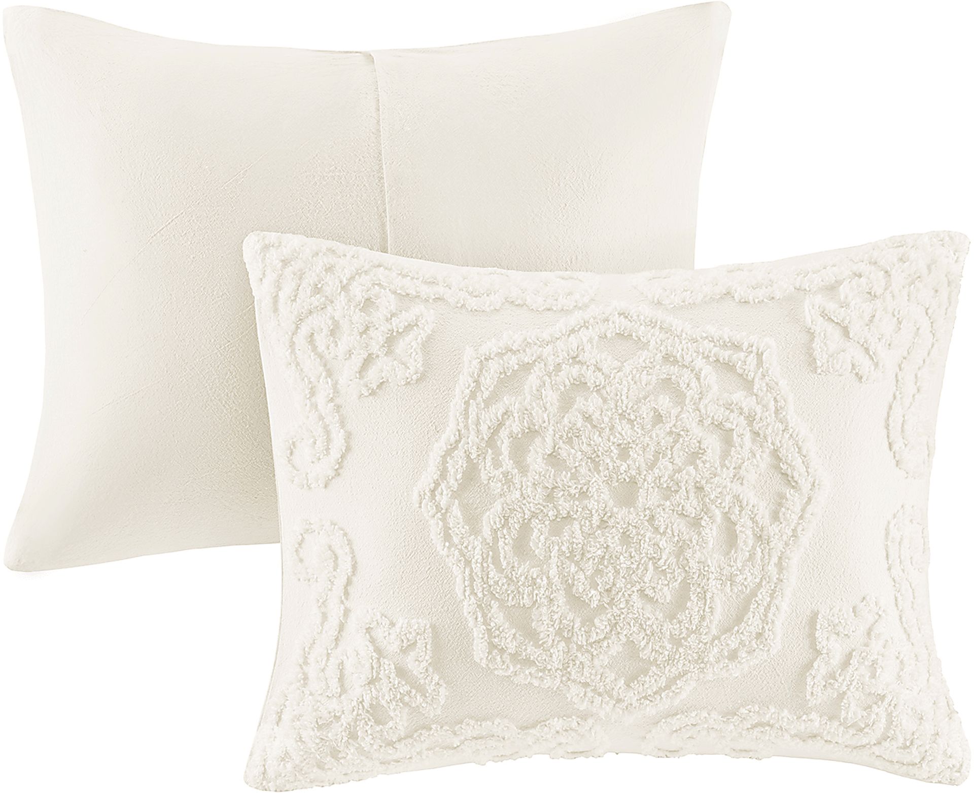 Baccich White 3 Pc King/California King Comforter Set - Image 4