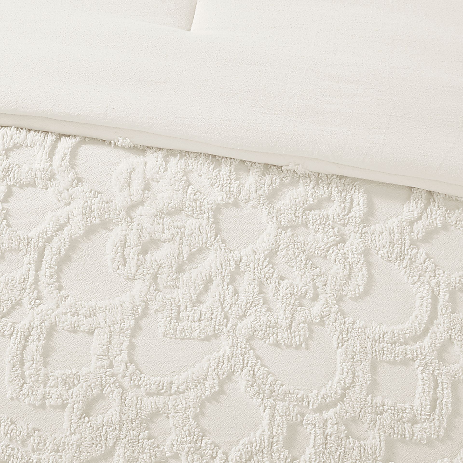 Baccich White 3 Pc King/California King Comforter Set - Image 6