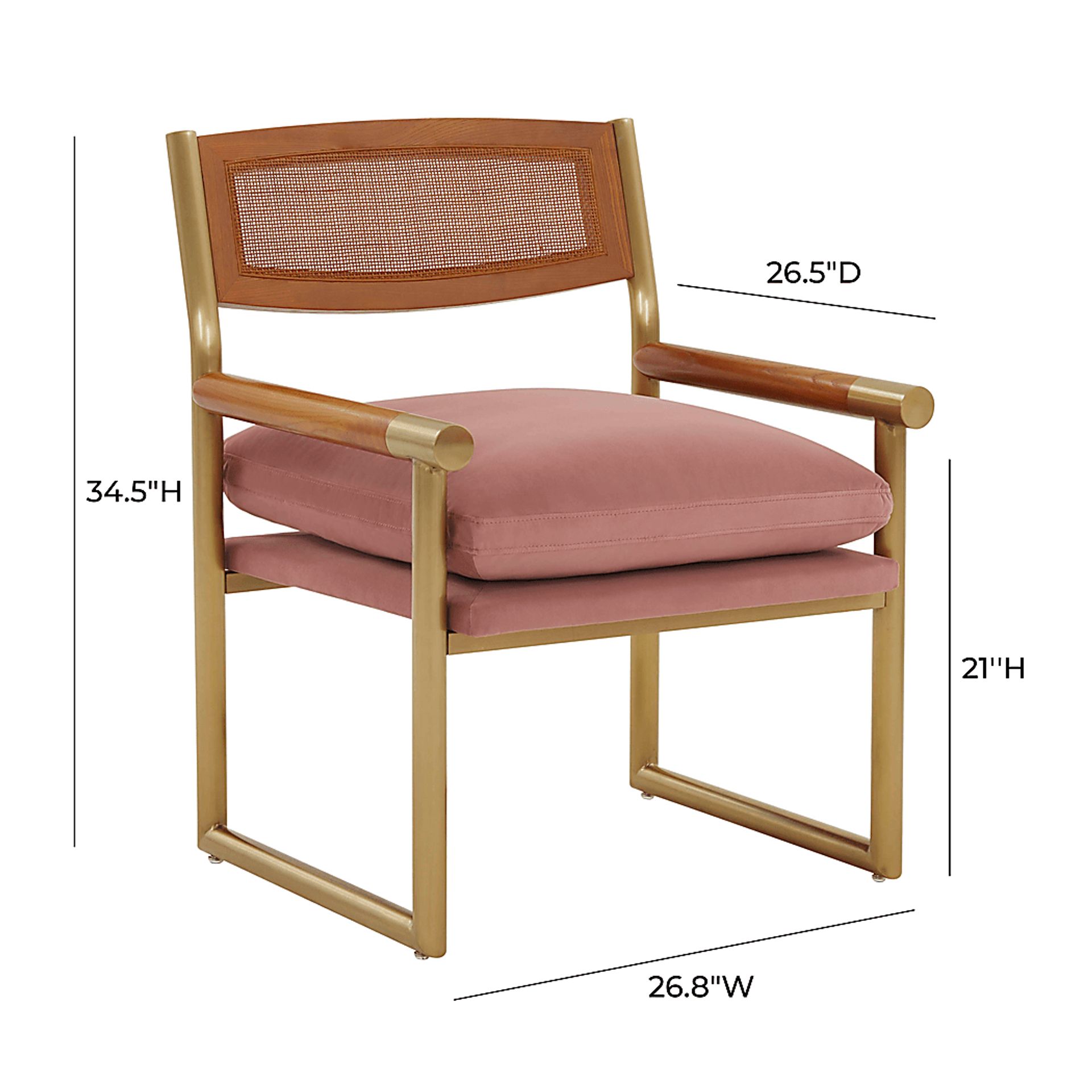 Bacinada Mauve Accent Chair - Image 6