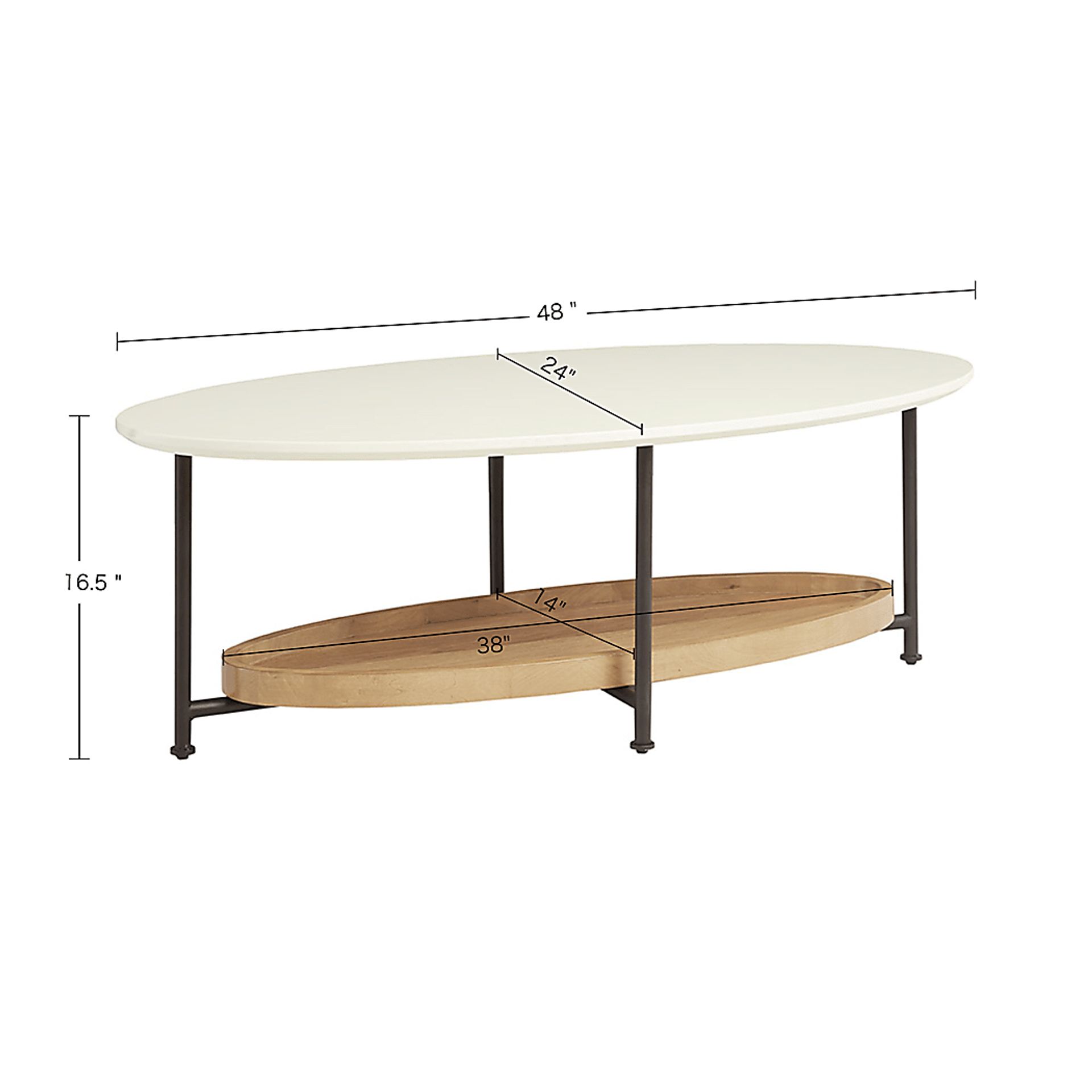 Backcove White Cocktail Table - Image 7